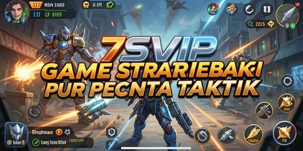 Screenshot 7SVIP menampilkan momen mendebarkan dari gameplay strategi.
