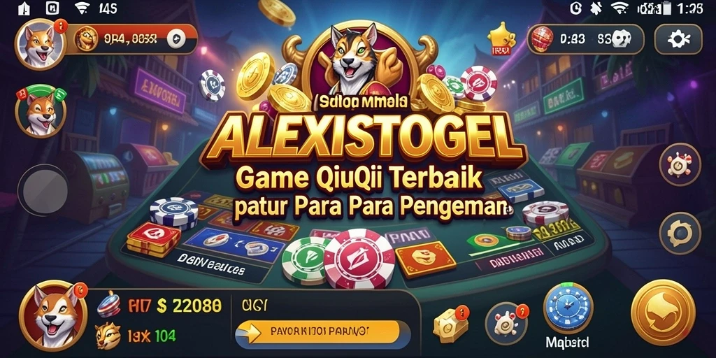Tampilan gameplay seru di ALEXISTOGEL dengan fitur QiuQiu.