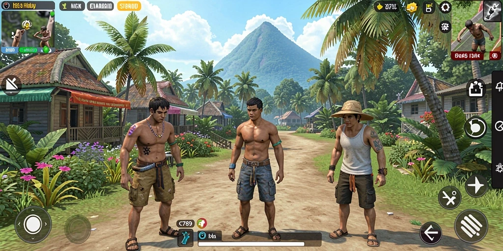 Tampilan gameplay menarik dari C789 yang menunjukkan interaksi karakter.