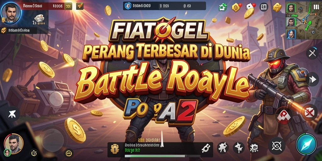 Tampilan seru dari gameplay <strong>FIATOGEL</strong> dalam medan pertempuran Battle Royale.