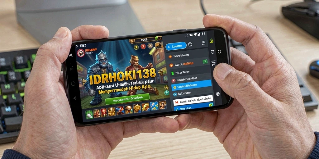 Tampilan utama <strong>IDRHOKI138</strong> dengan fitur utilitas yang lengkap.