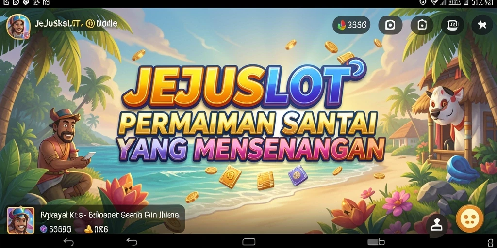 Tampilan gameplay JEJUSLOT yang menyenangkan dan menghibur.