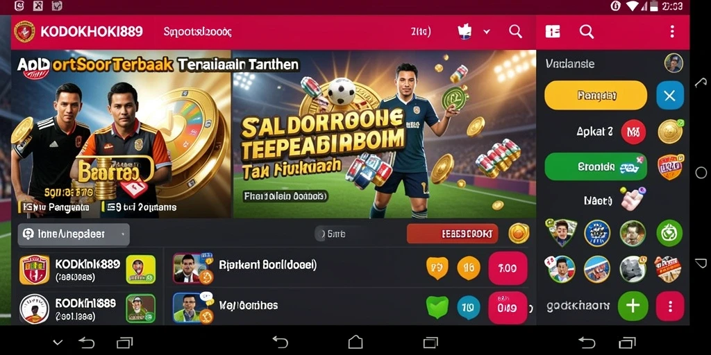 Tampilan antarmuka utama KODOKHOKI889 yang jelas dan informatif.