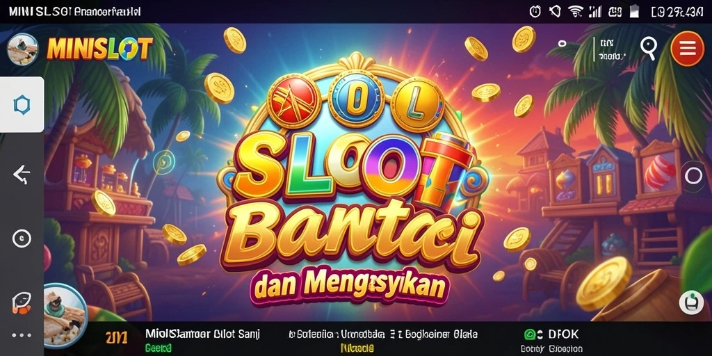 Tampilan gameplay MINISLOT yang seru dan penuh warna.