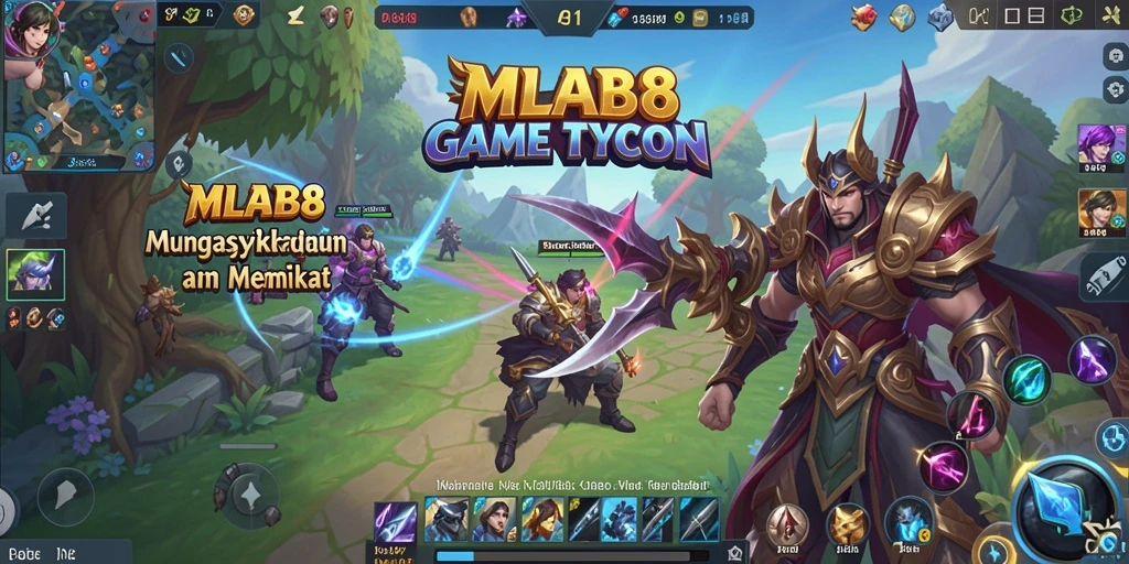 Tampilan gameplay MLBB8 yang menarik dalam mengelola bisnis Tycoon.