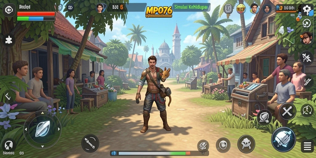 Gameplay menarik MPO76 dengan simulasi kehidupan yang realistis.