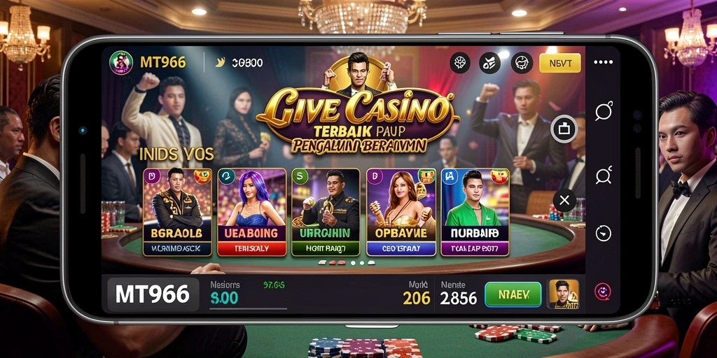 Gameplay Live Casino yang menarik dan interaktif di MT966.