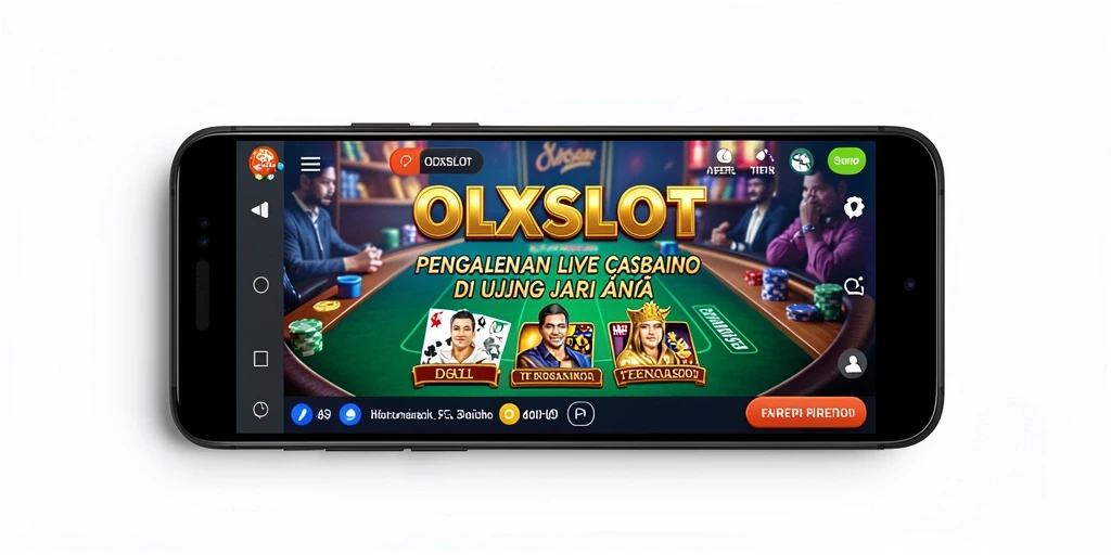 Gameplay Live Casino yang mendebarkan dan interaktif di OLXSLOT.