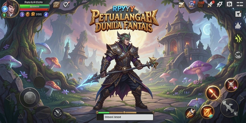 Gameplay seru dalam dunia RPG yang luas dan penuh tantangan.
