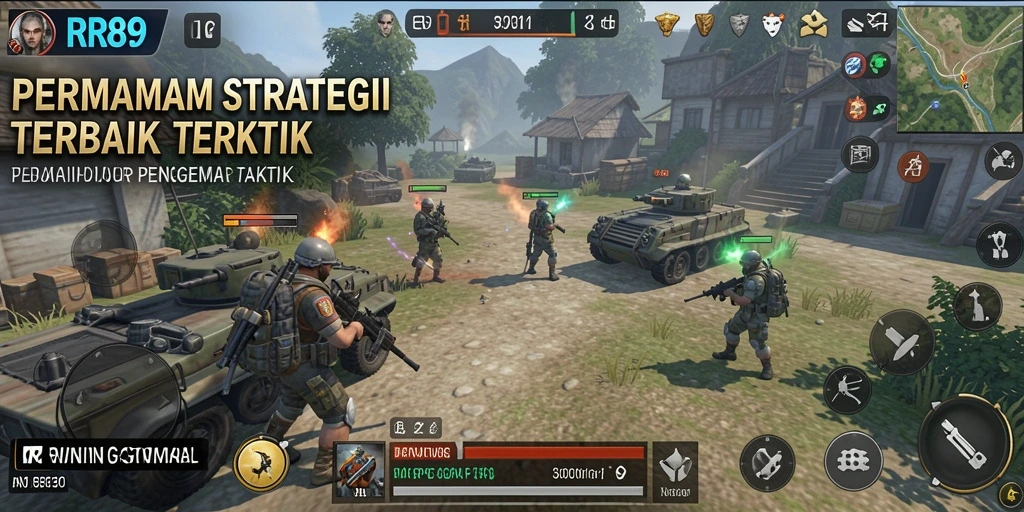 Tampilan gameplay RR89 yang strategis dan menegangkan.