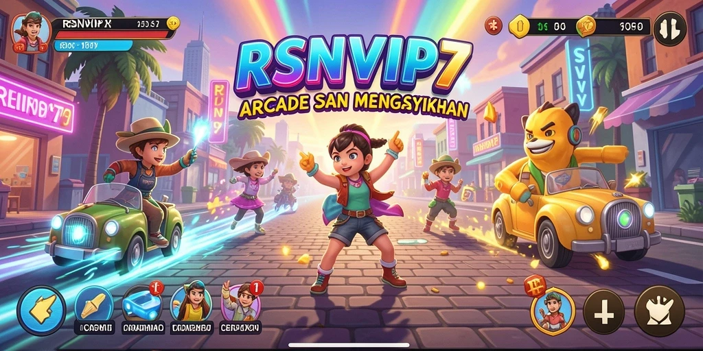 Tampilan gameplay seru dan mengasyikkan dari RSNVIP7.