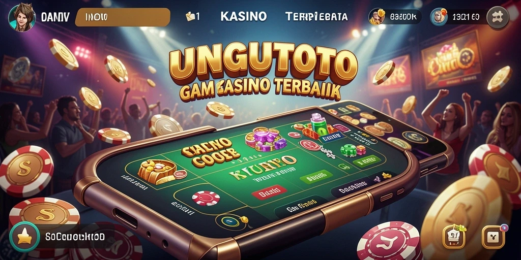 Tampilan gameplay menakjubkan dari aplikasi Kasino UNGUTOTO.