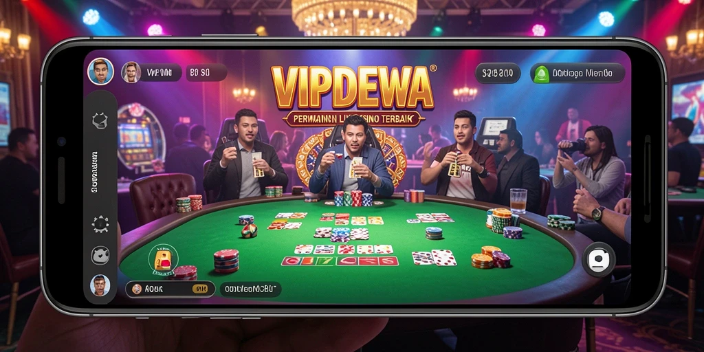 Tampilan gameplay Live Casino yang memukau dan mendebarkan di VIPDEWA.