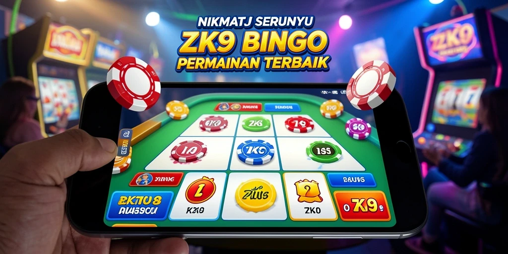 Tampilan gameplay Bingo yang mendebarkan dan penuh warna dalam ZK9.